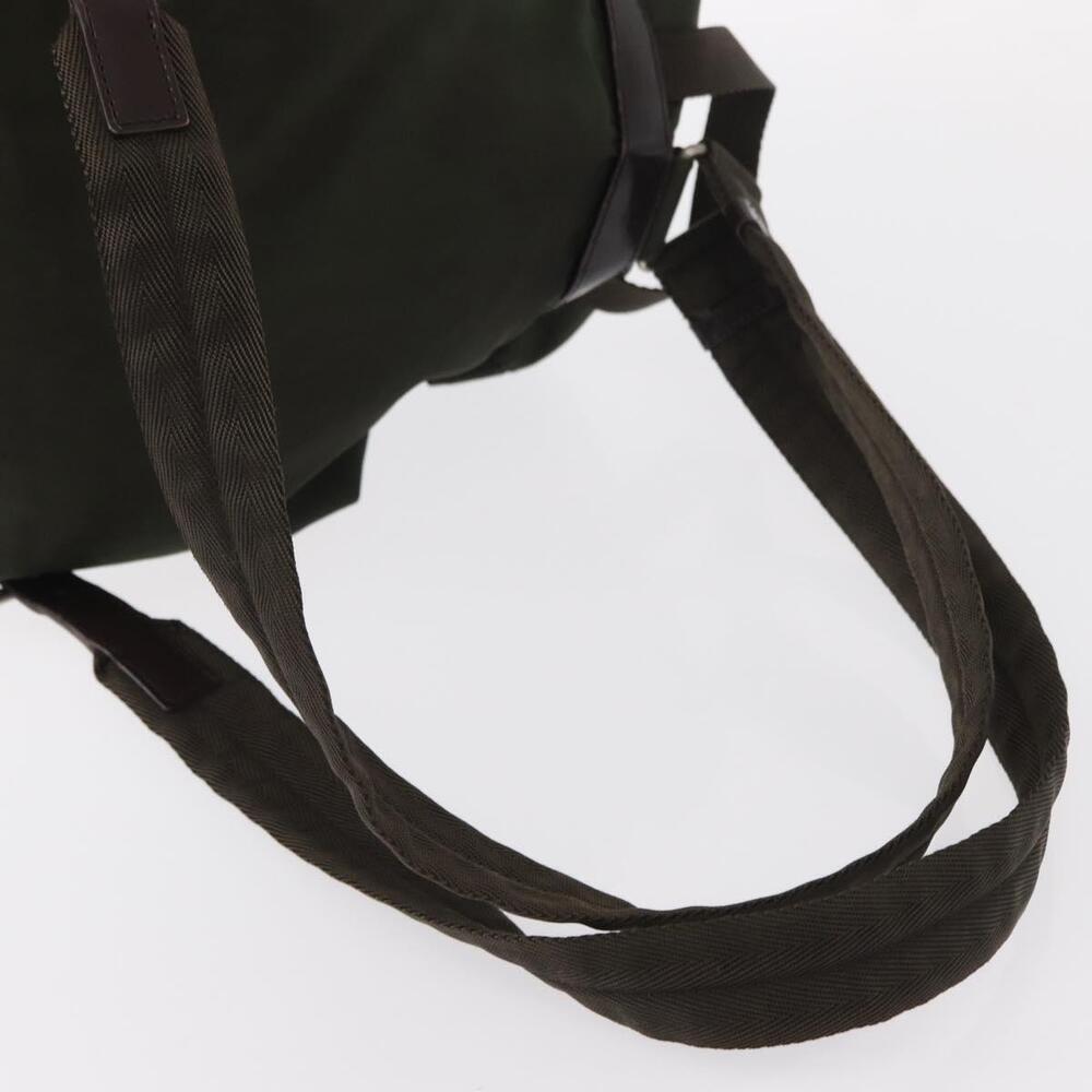 PRADA Backpack Nylon Khaki Silver Auth 151269 - Picture 8 of 16